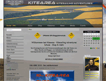 Tablet Screenshot of kitearea.de
